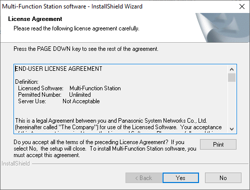 Установка драйвера для Panasonic KX-P7110